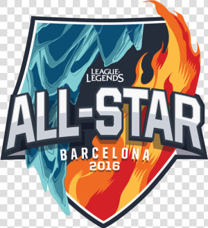 All star Barcelona 2016   Logo For League Legends All Star  HD Png Download
