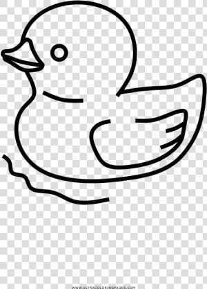 Rubber Ducky Coloring Page   Duck  HD Png Download