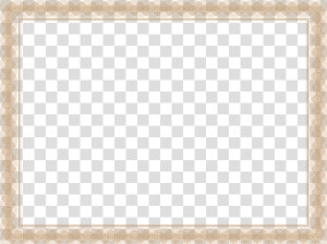 Public Key Certificate   Gold Certificate Border  HD Png Download