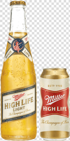 Miller High Life 12 Oz Bottle  HD Png Download
