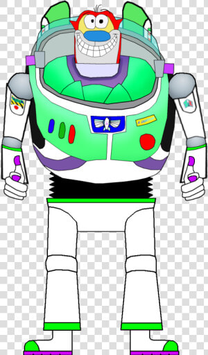 Stimpy As Buzz Lightyear   Cartoon  HD Png Download