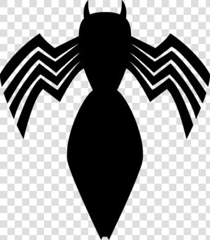 Back In Black   Black Suit Spiderman Symbol  HD Png Download
