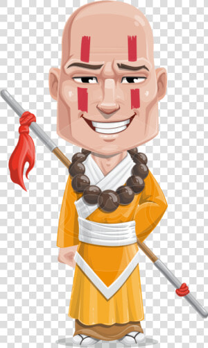 Monk Eating Cartoon  HD Png Download