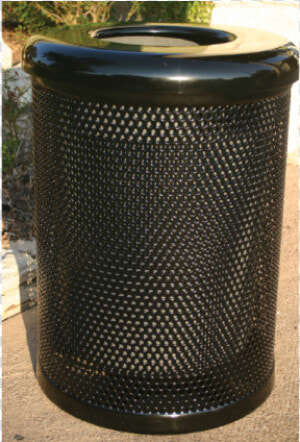 32 Gallon Trash Receptacle   Mesh  HD Png Download