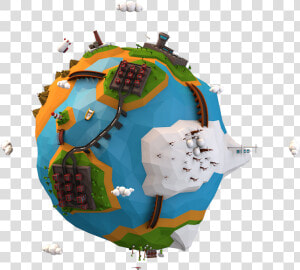 Transparent Earth Png Image   Cartoon Earth 3d Model  Png Download