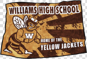 Williams Yellow Jackets   Yellow Jacket From Williams  HD Png Download