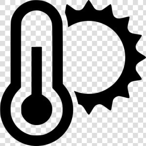 Forecast Thermometer Sun Heat   Naga College Foundation Cba Logo  HD Png Download