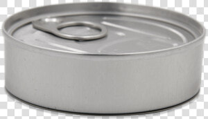 Black Lid Bottom Self sealing Tin Can   Circle  HD Png Download