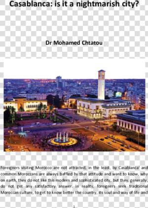 Morocco Modern City  HD Png Download