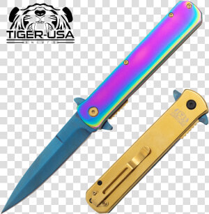 1000 X 1000 12   Gold Damascus Knife  HD Png Download