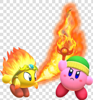 Kirby Star Allies Fire  HD Png Download
