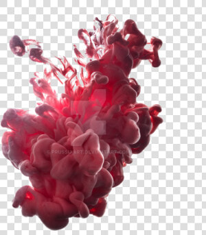 Blood Red Smoke Png Pic   Ink In Water Png  Transparent Png