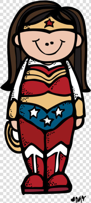 Clip Art Wonder Woman Clip Art Wonder Woman Clip Art   Superhero Melonheadz Clipart  HD Png Download