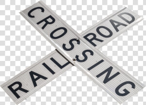 Railroad Crossing  Sign  Warning  Railroad  Crossing  HD Png Download