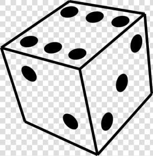 Backgammon Coloring Book Cones   Drawing Of A Dice  HD Png Download