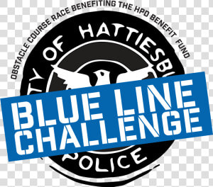 Blue Line Challenge   Hattiesburg Police Department  HD Png Download