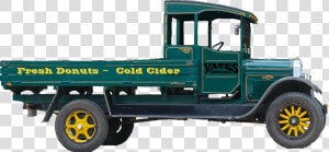 Delivery Truck Cut Donuts And Cider   Trailer Truck  HD Png Download
