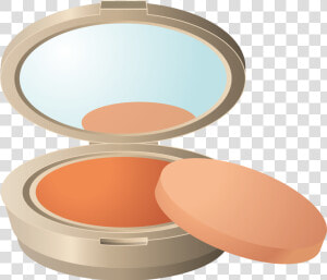 Makeup Mirror   Makeup Powder Clipart  HD Png Download