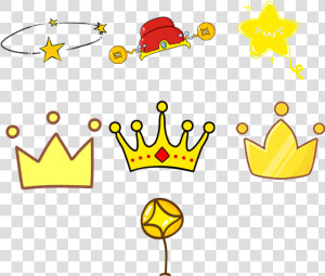 Hand Drawn Cartoon Crown Transparent Decorative   Portable Network Graphics  HD Png Download