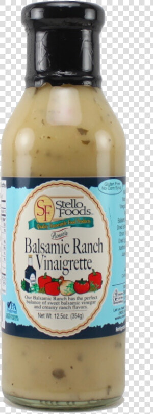 Ranch dressing   Glass Bottle  HD Png Download