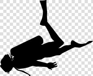 Scuba Diver Silhouette Png  Transparent Png