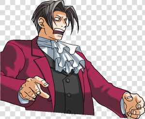 Sticker Other Ace Attorney Benjamin Hunter Reiji Mitsurugi   Sticker Ace Attorney  HD Png Download