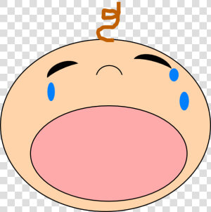 Transparent Screaming Mouth Png   Crying Baby Face Clipart  Png Download