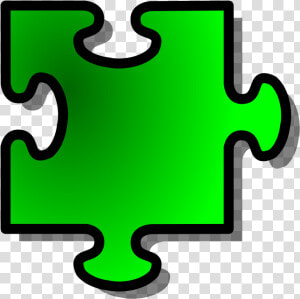 Jigsaw Puzzles Puzzle Video Game 3d puzzle   Green Jigsaw Puzzle Piece  HD Png Download