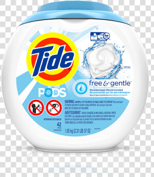 Tide Pods Free And Gentle Laundry Detergent Comes In   Tide Pod Clean And Fresh  HD Png Download