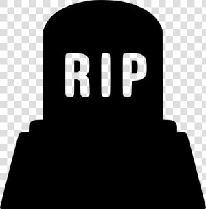 Headstone Cemetery Grave Tomb Rest In Peace   Gravestone Icon  HD Png Download