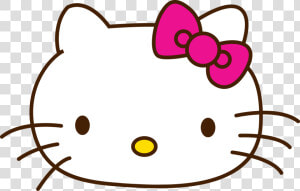 Hello Kitty Happy Face   Png Download   Transparent Hello Kitty Head Png  Png Download