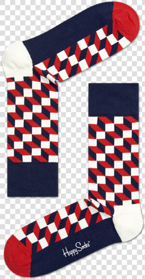 Product Image   Happy Socks Red White Blue  HD Png Download