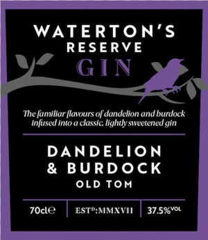 Waterton S Reserve Dandelion  amp  Burdock Old Tom Title   Brandon Grotesque  HD Png Download