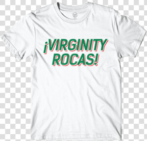 Virginity Rocas White Tee   T Shirt Quentin Tarantino  HD Png Download