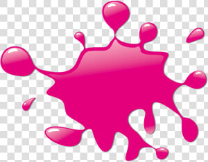 Paint Blue Royalty free Clip Art   Paint Splat Clipart  HD Png Download