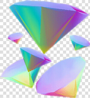 Vaporwave Aesthetic Holographic Holo Overlay Tumblr   Triangle Aesthetic Png  Transparent Png