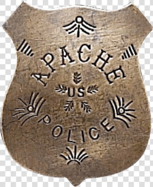 Apache Police Badge   Artifact  HD Png Download