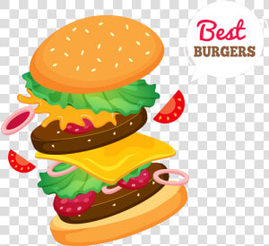 Burger Png Download Free Vector   Burger Image Vector Png  Transparent Png