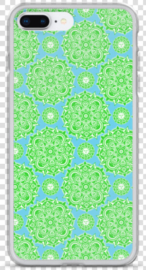 Blue Green Sun Henna Iphone Case   Mobile Phone Case  HD Png Download