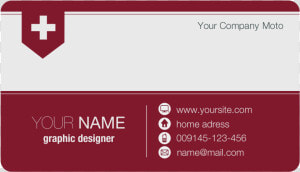 Swiss Flag Visit Cards  HD Png Download