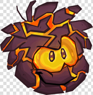 Puffle De Lava Club Penguin  HD Png Download