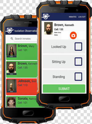 Jail Suicide Watch Tracking Software   Smartphone  HD Png Download