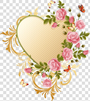 Imagenes De Rosas Con Mariposas  HD Png Download