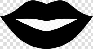 Mouth Lips Clipart Black And White Emoji Free Transparent   Lips Clipart Black And White  HD Png Download