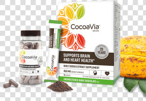 Cocoa Extract Supplement By Cocoavia  HD Png Download