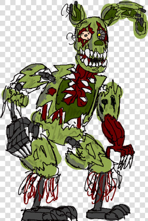 Cartoon   Png Download   Nightmare Springtrap Fnaf Vr  Transparent Png