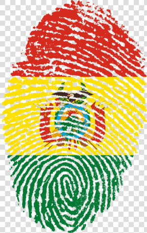 Bolivia Flag F   Morocco Flag Fingerprint  HD Png Download
