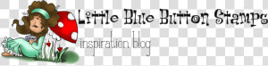 Little Blue Button Stamps   Calligraphy  HD Png Download
