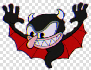 Cuphead Wiki   Cuphead The Devil Bat  HD Png Download