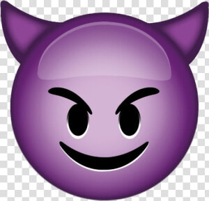  diablo  morado  emoji   Evil Emoji  HD Png Download